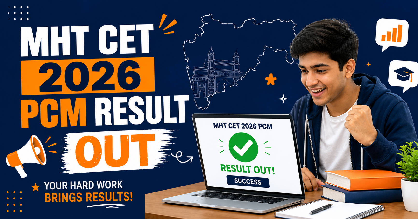 MHT CET 2026 PCM Result OUT – 1st Attempt Scorecard Download, Marks vs Percentile & Next Steps
