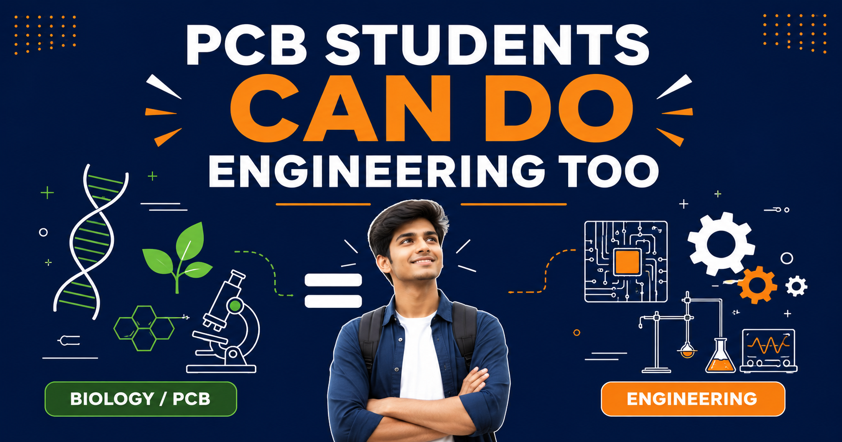 PCB Students Can Also Get BE/BTech Admission – 9 Engineering Branches Open for Biology Students in 2026